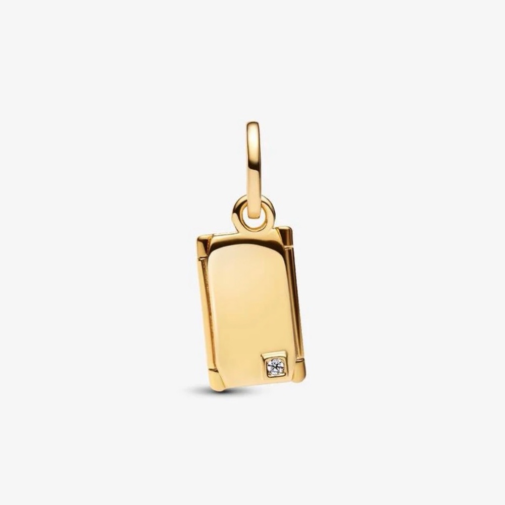 Authentic Engravable & Openable Envelope Dangle Charm - Picture 2 of 6
